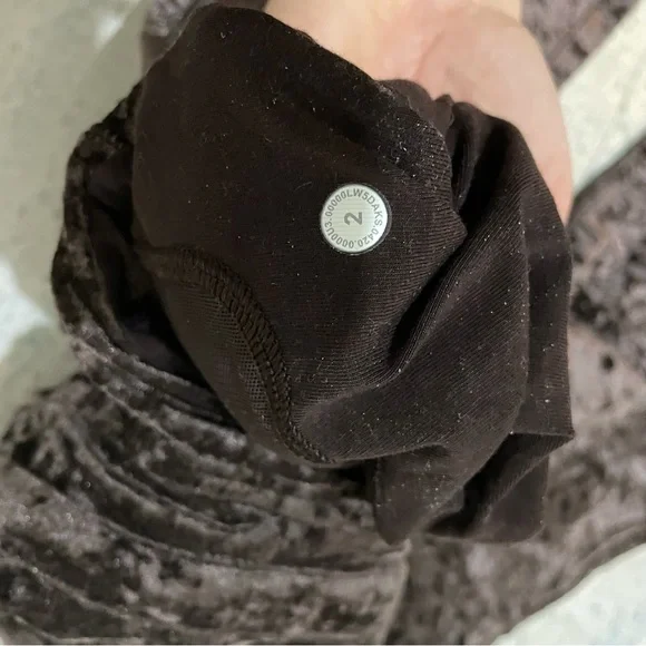 Lululemon 2 ready to crush velvet joggers French press chocolate brown lounge - Picture 9 of 12